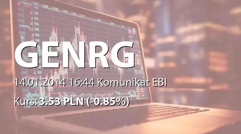 G-Energy S.A.: Zmiany w akcjonariacie Emitenta (2014-01-14)