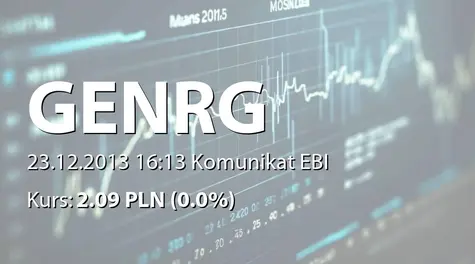 G-Energy S.A.: Zmiany w akcjonariacie Emitenta (2013-12-23)