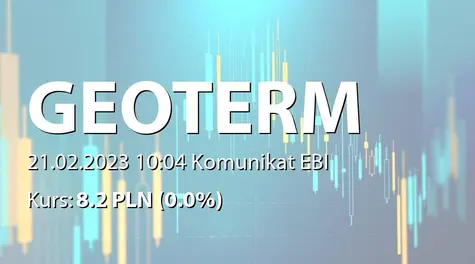 Geo-Term Polska S.A. w restrukturyzacji: Rezygnacja członka RN (2023-02-21)