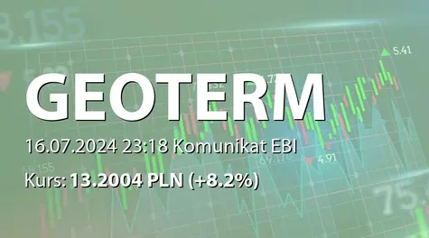 Geo-Term Polska S.A. w restrukturyzacji: NWZ (09:00) - projekty uchwał: emisja akcji serii D (2024-07-16)
