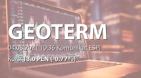 Geo-Term Polska S.A. w restrukturyzacji: ZWZ - akcjonariusze powyżej 5% (2021-08-04)