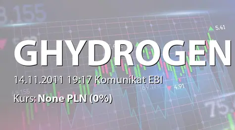 Global Hydrogen S.A.: Korekta prognozy wyniku finansowego na rok 2011 (2011-11-14)