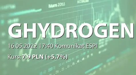 Global Hydrogen S.A.: Umowa inwestycyjna z Solidea Group  sp. z o.o. (2022-05-16)