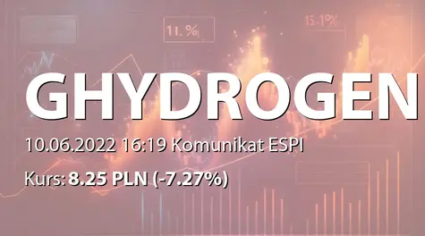 Global Hydrogen S.A.: Umowa z Zakładem Utylizacji Odpadów sp. z o.o. (2022-06-10)