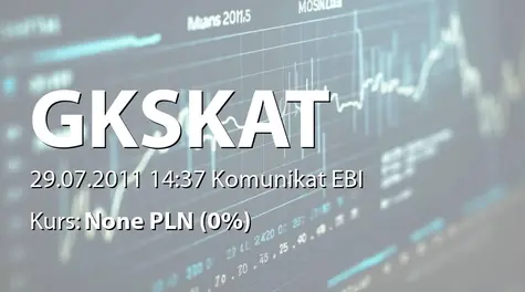 GKS GieKSa Katowice S.A.: Uchwała zarządu ws. podwyższenia kapitału zakładowego i emisji akcji serii F (2011-07-29)