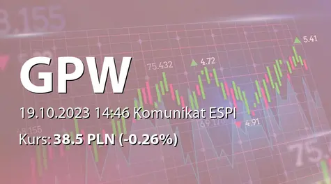 Giełda Papierów Wartościowych w Warszawie S.A.: Przyjęcie tekstu jednolitego statutu (2023-10-19)