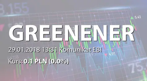 MVA Green Energy S.A.: Terminy publikacji raportĂłw okresowych w 2018 roku (2018-01-29)