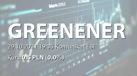 MVA Green Energy S.A.: Terminy publikacji raportów okresowych w 2021 - korekta (2021-10-29)