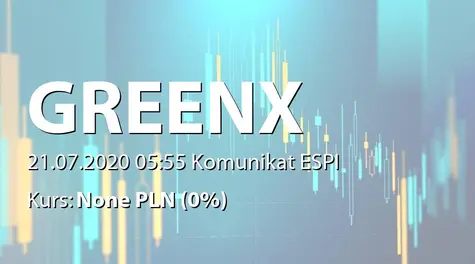 GreenX Metals Limited: Share purchase plan (2020-07-21)