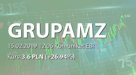 Grupa Modne Zakupy S.A.: Rejestracja podwyĹźszenia kapitału w KRS (2019-02-15)