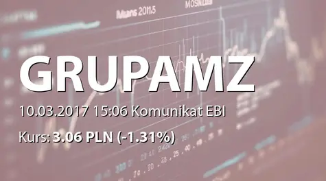 Grupa Modne Zakupy S.A.: Rejestracja zmian statutu w KRS (2017-03-10)