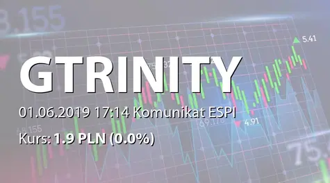 Grupa Trinity S.A.: Zmiana terminu przekazania SA-R 2018 (2019-06-01)