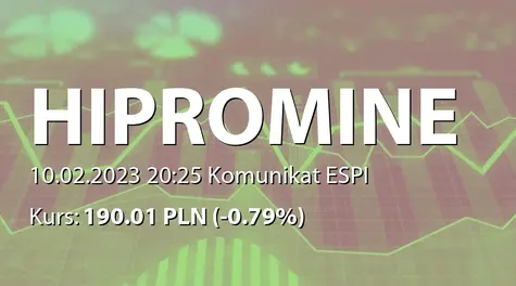 HiProMine S.A.: Rozpoczęcie budowania księgi popytu w ramach oferowania akcji serii N (2023-02-10)