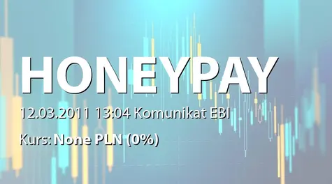 Honey Payment Group S.A.: Informacja o zakupie akcji przez Grzegorza Lorek  (2011-03-12)