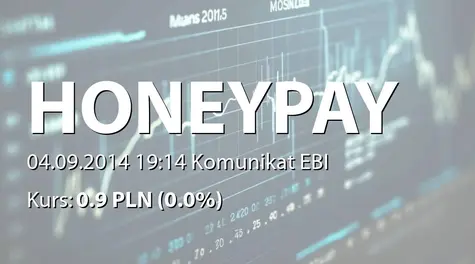 Honey Payment Group S.A.: Sprzedaż akcji PKO BP SA (2014-09-04)
