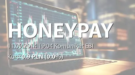 Honey Payment Group S.A.: Zakup akcji Jastrzębska Spółka Węglowa SA (2014-09-11)