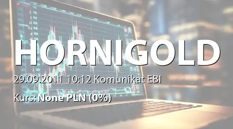 Hornigold Reit S.A.: Dzień przydziału akcji serii E (2011-09-29)