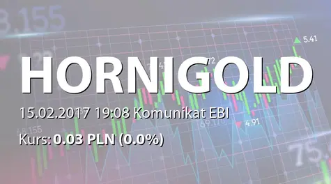 Hornigold Reit S.A.: Incydentalne naruszenie obowiÄzkĂłw informacyjnych (2017-02-15)