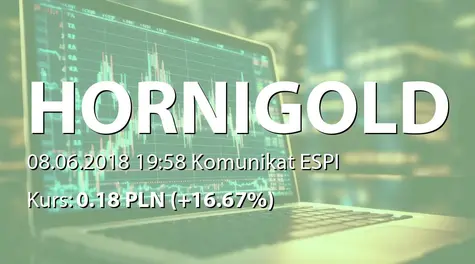Hornigold Reit S.A.: Korekta raportu ESPI 19/2018 (2018-06-08)