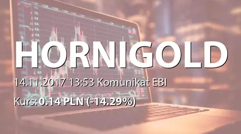 Hornigold Reit S.A.: SA-Q3 2017 (2017-11-14)