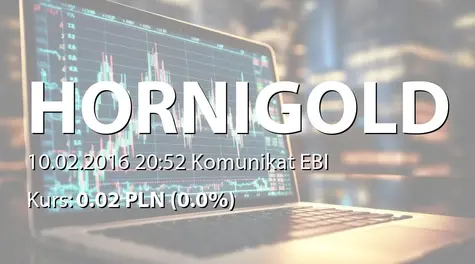 Hornigold Reit S.A.: SA-Q4 2015 - brak załącznika (2016-02-10)