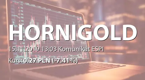 Hornigold Reit S.A.: Zakup akcji przez Członka RN (2019-11-15)
