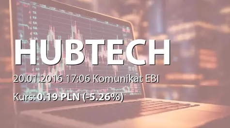 Hub.Tech S.A.: Uchwała Zarządu ws. emisji akcji serii C (2016-01-20)