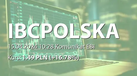 IBC Polska F&P S.A.: Raport o stosowaniu zasad ładu korporacyjnego Dobre Praktyki Spółek Notowanych na NewConnect 2024 (2024-04-15)