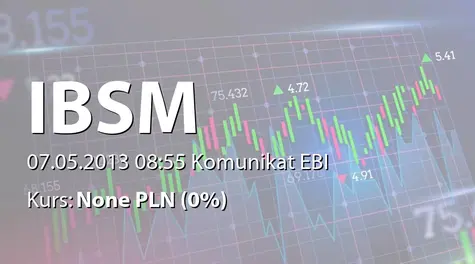 WISE FINANCE S.A.: Rejestracja podwyższenia kapitału i zmian statutu w KRS (2013-05-07)