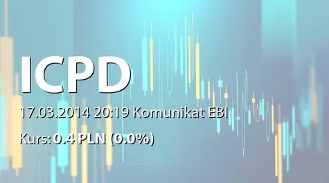 Intercapital Property Development ADSIC: Minutes from the Extraordinary General Meeting of the Shareholders of ICPD held on March 14, 2014 (2014-03-17)