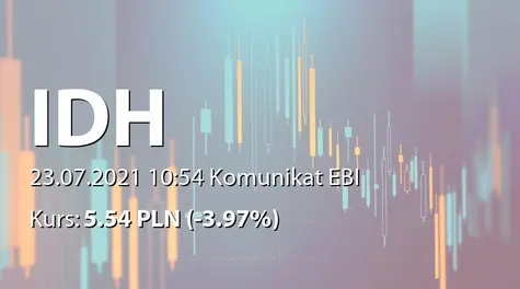 IDH Development S.A.: Dokooptowanie Członka RN (2021-07-23)