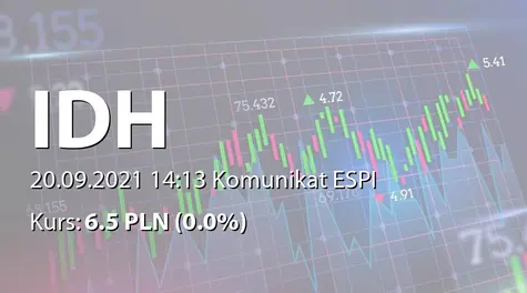 IDH Development S.A.: Korekta raportu ESPI 23/2021 (2021-09-20)