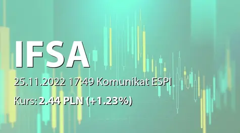 Investment Friends SE: SA-Q1 2022/2023 (2022-11-25)