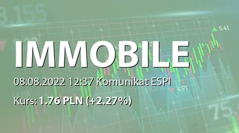 Grupa Kapitałowa IMMOBILE S.A.: Pierwsze zawiadomienie o zamiarze połączenia z Makrum Development sp. z o.o. (2022-08-08)