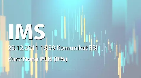 IMS S.A.: Wprowadzenie akcji Internet Media Services S.A. do obrotu na rynku NewConnect (2011-12-23)