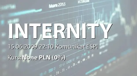 Internity S.A.: SA-R 2008 (2009-06-15)