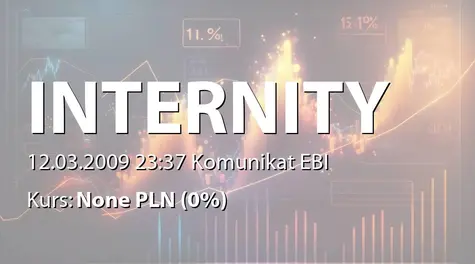 Internity S.A.: Zakup akcji przez BBI Capital NFI SA (2009-03-12)