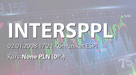 Intersport Polska S.A.: Korekta prognozy wyników finansowych za 2007 r. (2008-01-02)