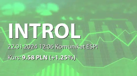 INTROL S.A.: Terminy przekazywania raportów okresowych w 2024 roku (2024-01-22)