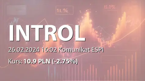 INTROL S.A.: Zmiana terminu publikacji SA-R 2023 i SA-RS 2023 (2024-02-26)