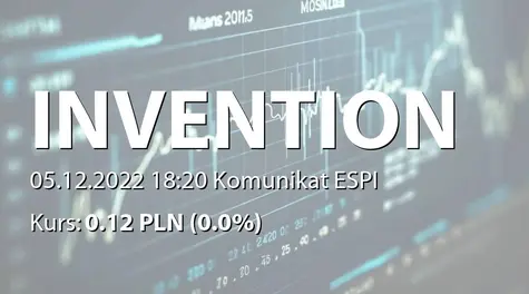 Inventionmed S.A.: Korekta raportu ESPI 7/2022 (2022-12-05)