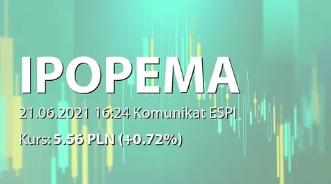 IPOPEMA Securities S.A.: ZWZ - podjęte uchwały: 0,37 PLN dywidendy, zmiany w RN (2021-06-21)