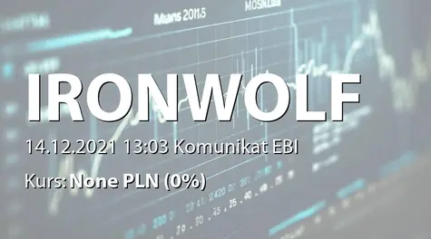 Iron Wolf Studio S.A.: Zakres przestrzeganych Dobrych Praktyk Spółek notowanych na NewConnect  (2021-12-14)