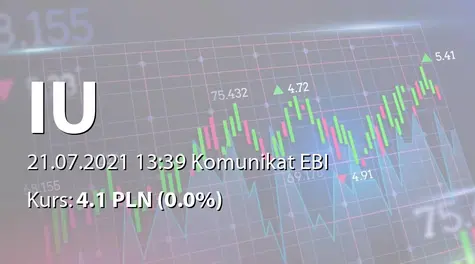Internet Union S.A.: Połączenie z Rede sp. z o.o., zakończenie konsolidacji sprawozdań finansowych (2021-07-21)