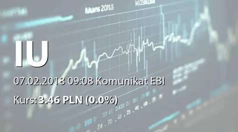 Internet Union S.A.: Rejestracja warunkowego podwyĹźszenia kapitału w KRS (2018-02-07)