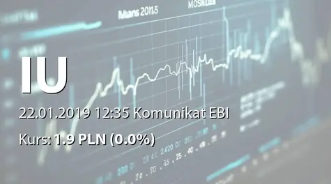 Internet Union S.A.: Terminy przekazywania raportĂłw w 2019 roku (2019-01-22)