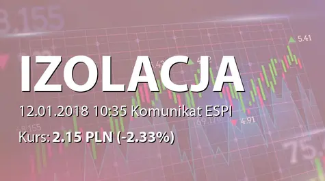 IZOLACJA-JAROCIN S.A.: Terminy przekazywania raportów w 2018 roku (2018-01-12)