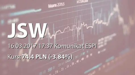 Jastrzębska Spółka Węglowa S.A.: SA-RS 2016 (2017-03-16)