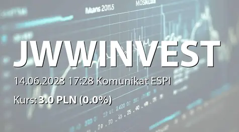 JWW Invest S.A.: Pozytywna opinia RN ws. wypłaty dywidendy (2023-06-14)