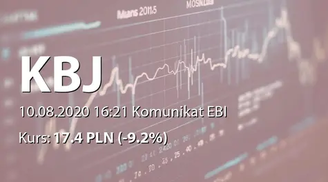 KBJ S.A.: SA-Q2 2020 (2020-08-10)